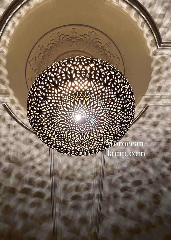 Suspension marocaine, plafond de lampe marocaine